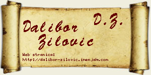 Dalibor Žilović vizit kartica